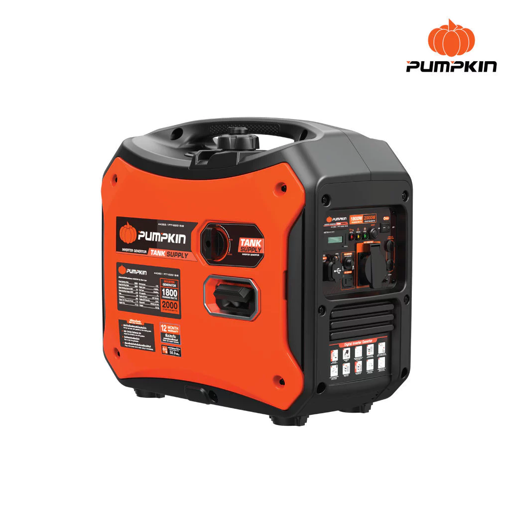 PUMPKIN เครื่องกำเนิดไฟฟ้าเบนซิน INVERTER รุ่น PTT-G2018iS 1800W