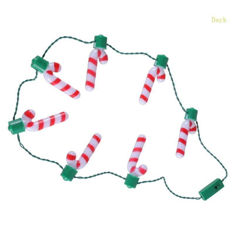 สร้อยคอหลอดไฟ LED Crutch ที่มีสไตล์มืดสร้อยคอจี้สร้อยคอไฟ LED สําหรับฤดูกาลวันหยุด