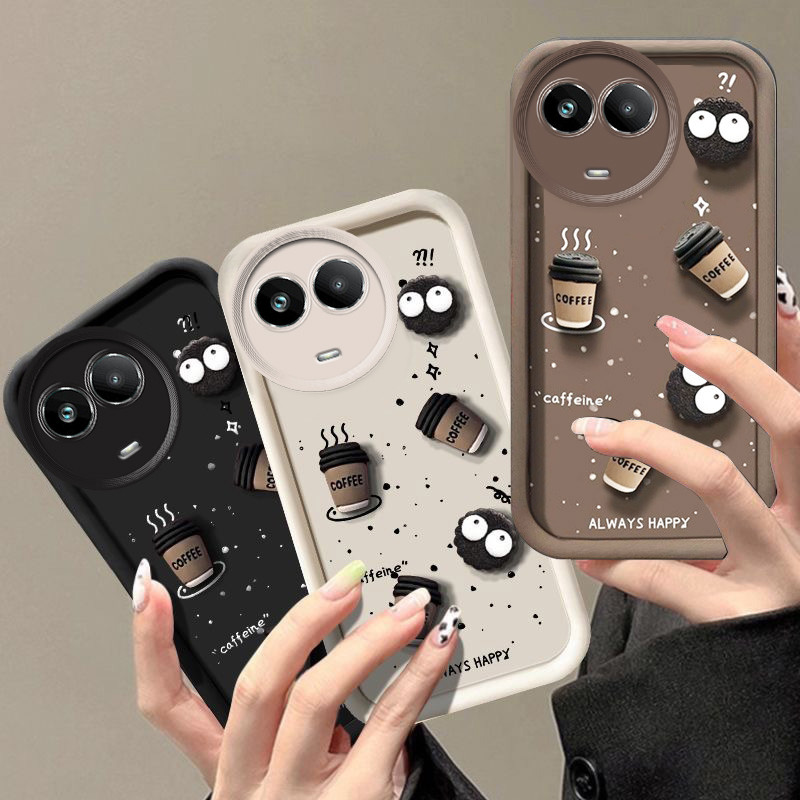 เคส realme 11 5g เคส realme 11x 5g เคสโทรศัพท์ถ้วยกาแฟ 3D