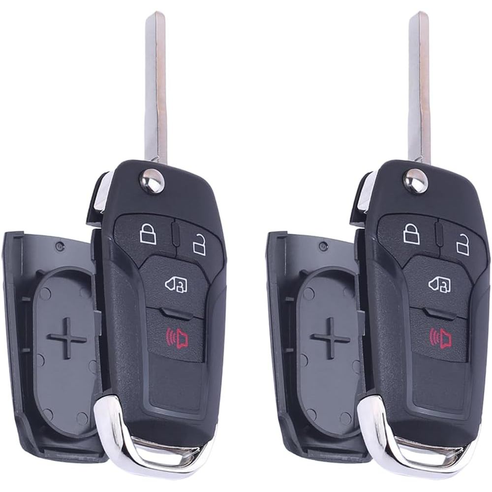 DUNSIHUI 2 ชิ้น N5f-A08taa กุญแจรถ Fob SHELL กรณี Keyless Entry Remote เปลี่ยน 4 ปุ่มใช้งานร่วมกับ 2