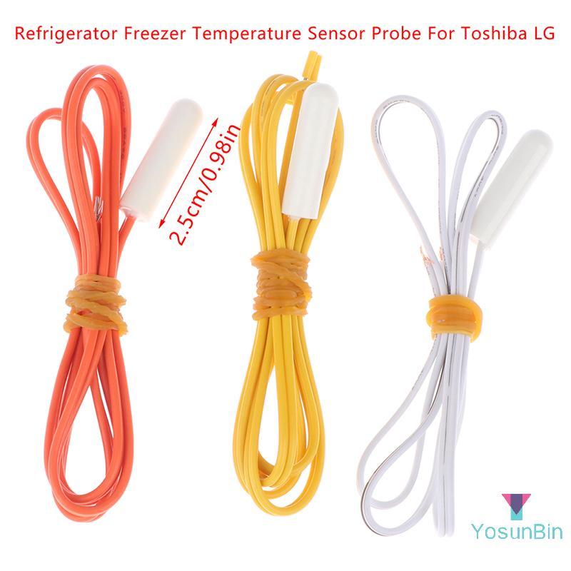 YosunBin] 2.1k/5k/10k ตู้เย็นตู้แช่แข็งเซ็นเซอร์อุณหภูมิอุณหภูมิโพรบอุณหภูมิสําหรับ Toshiba LG unive