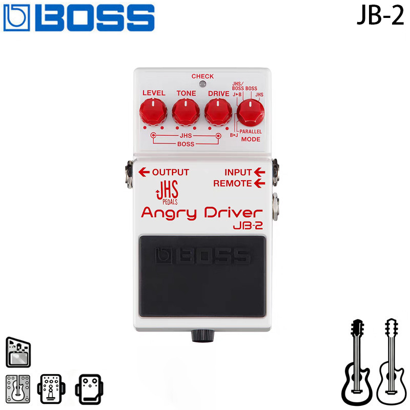 BOSS JB-2 Overload Single Block Effect Device JB2 Dual Mode BD2 Overload JHS Collaborative Joint Eff