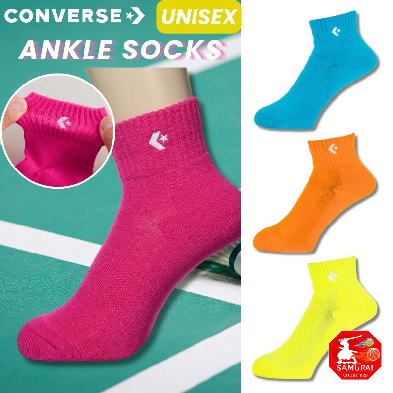 Converse Basketball Socks Game/Practice Socks Color Ankle Socks CB161003