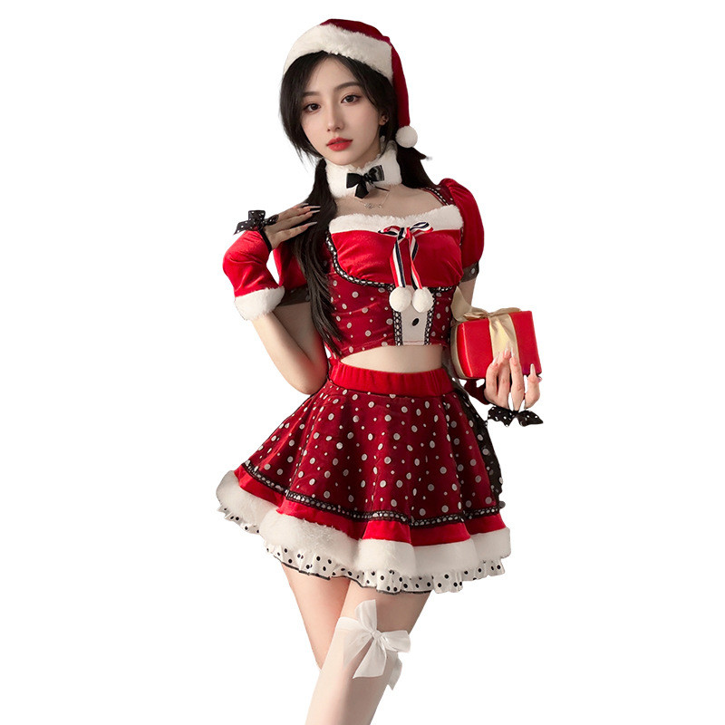 ชุดคอสเพลย์คริสต์มาสและปีใหม่สำหรับผู้หญิง สไตล์ Anchor Performance S54WJG