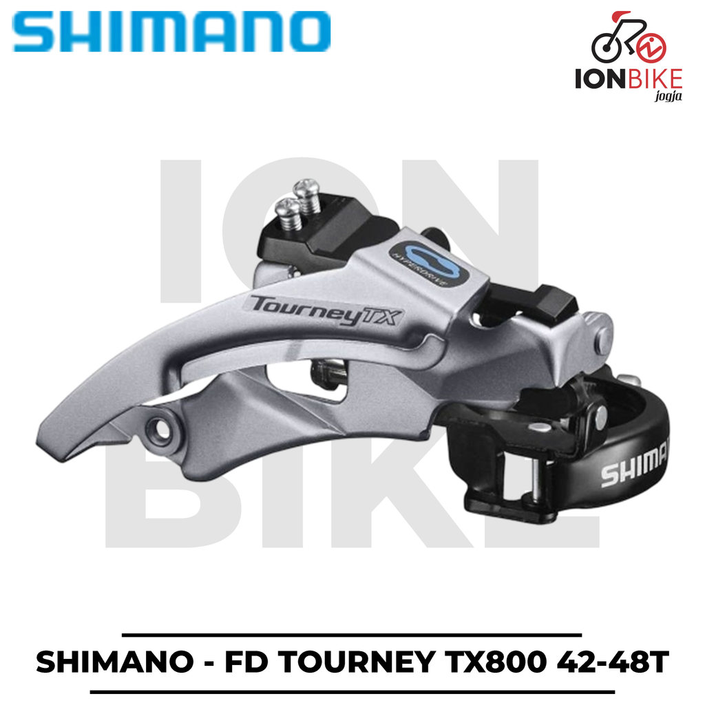 FD Shimano Tourney TX800 3 ความเร็ว Triple Top Swing Dual Pull Max 48T TX-800 42T 42 48 T Upper และ 
