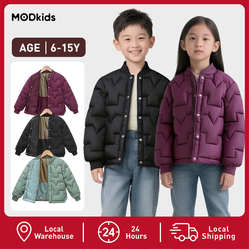 【พร้อมส่งจากกรุงเทพ】🚀แจ็กเก็ตเด็ก มีซิป เสื้อโค้ทเด็ก เสื้อกันหนาวเด็ก ผ้าหนา กั