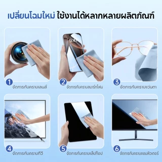 น้ำยาเช็ดหน้าจอ น้ำยาเช็ดเลนส์ น้ำยาเช็ดแว่น คอมพิวเตอร์ คอมพิวเตอร์ กล้อง นาฬิกา ผ้าไมโครไฟเบอร์ 200ml ทำความสะอาดหมดจด