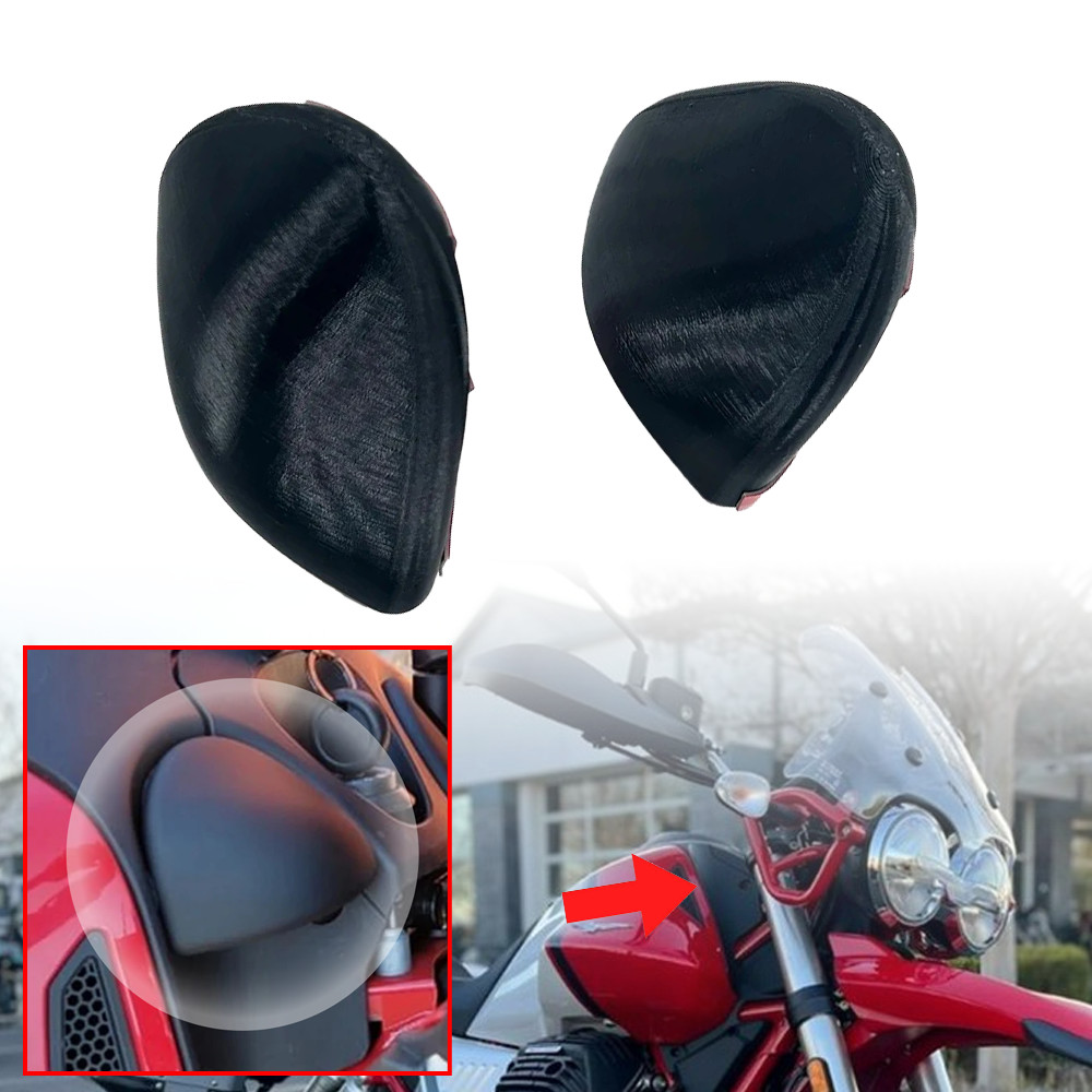 Fit สําหรับ Moto Guzzi V85tt V 85 TT 2021-2024 อุปกรณ์เสริมรถจักรยานยนต์ผันกระจกสปอยเลอร์บล็อกยางไดร