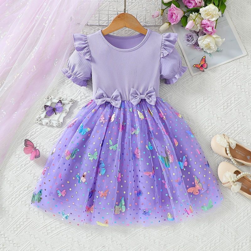 【kumi】ชุดสตรีเด็ก KUMI ขนาด 90-130 ซม. เป็นชุดใหม่ฤดูร้อนที่ออกแบบมาให้มีธีม Frozen ชุดกระชับผ้าลายม