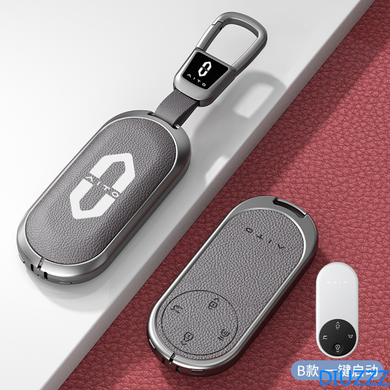 สังกะสีอัลลอยด์รถ Remote Key สําหรับ AITO M7 M8 M9 Max/Ultra รถป้องกัน Shell อุปกรณ์เสริม