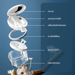 กล่องเก็บรีเทนเนอร์ มีกระจกในตัว มองเห็นด้านในชัดเจน ช่วยป้องกันฝุ่น