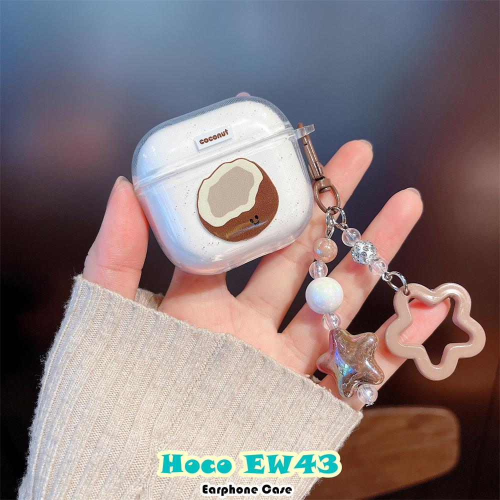 Fast ShipmentFor Hoco EW43 Case DIY Cute Cat Soft Silicone Headphone Case Casing Cover