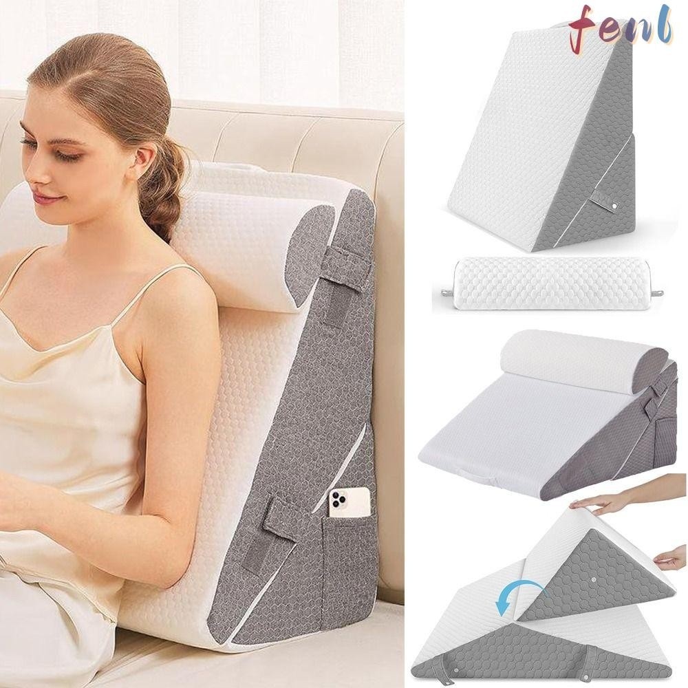 Triangle Foam Pillow Adjustable Bed Head Comfortable Sleeping All Night