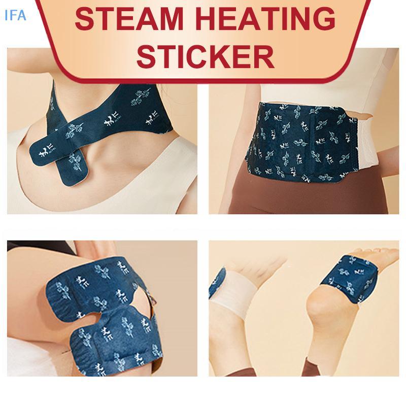ไอเอฟเอ เข็มขัดทําความร้อนด้วยตนเองเข่าเท้าเอวคอไม้วอร์มวูดทิ้งสติกเกอร์รั้งอุ่นเย็นทั้งร่างกายแพทช์กายภาพบําบัดด