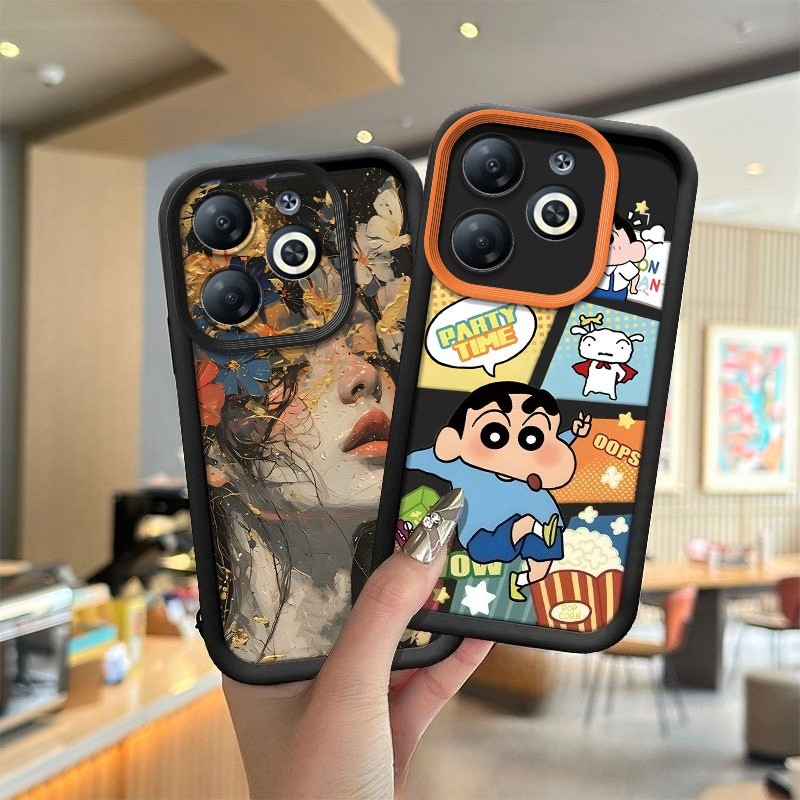 กรณีนุ่มสําหรับ Tecno Spark Go 2024 20 20C BG6 BG7n Infinix Hot 40i Smart 8 Pro Plus X6525 X6526 X65