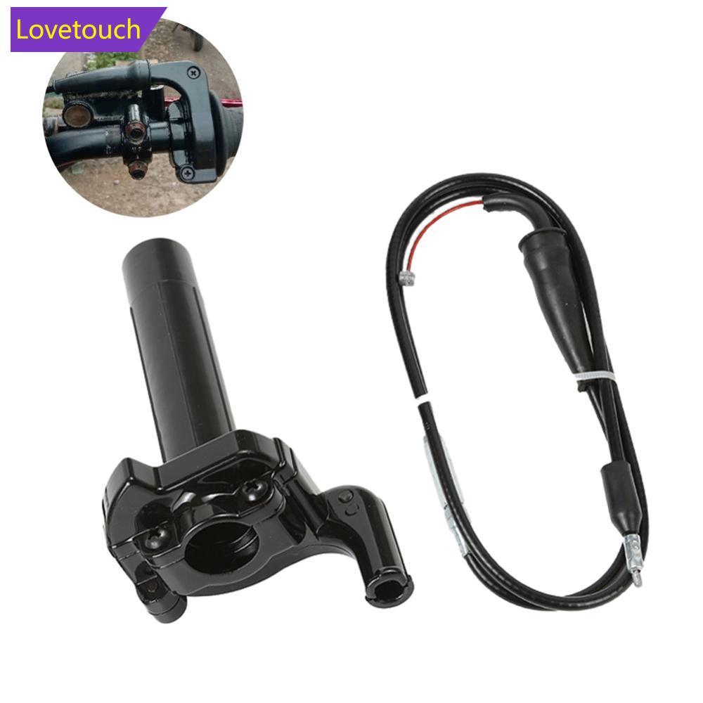 LOVETOUCH Universal 7/8 "22 มม.คันเร่งรถจักรยานยนต์ Accelerator Handle Grips และชุดสาย Handle Bar มอ