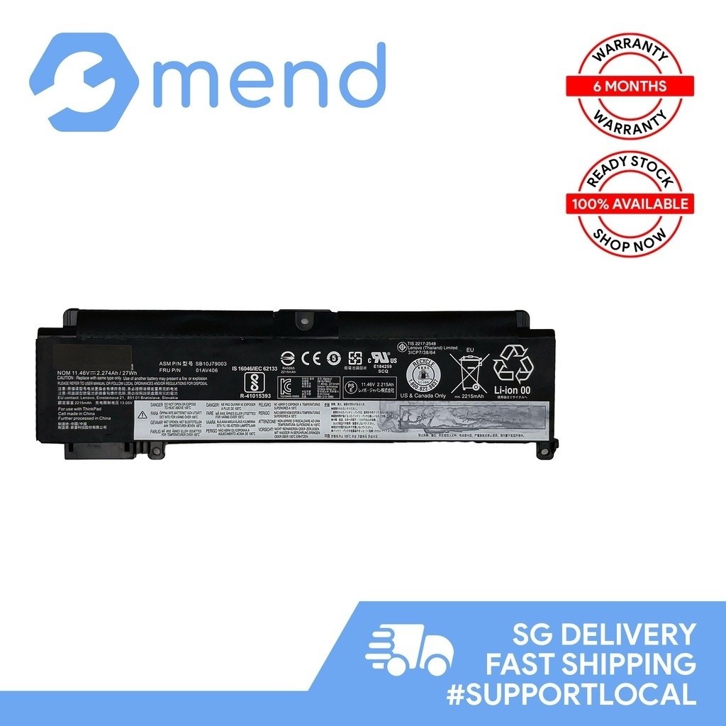 Lenovo ThinkPad Battery SB10J79003 01AV406 T460S T470S