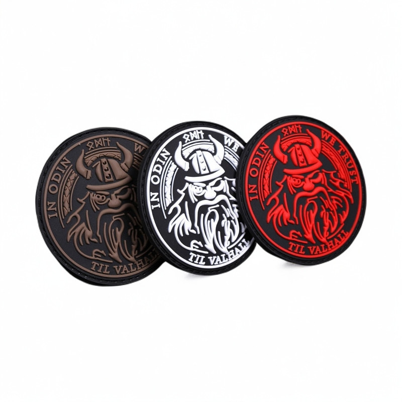 .BADGE พลาสติก PVC 3D สัญลักษณ์ไวกิ้ง Odin จาก Lunavin สำหรับกระเป๋าเป้และเข็มขัด