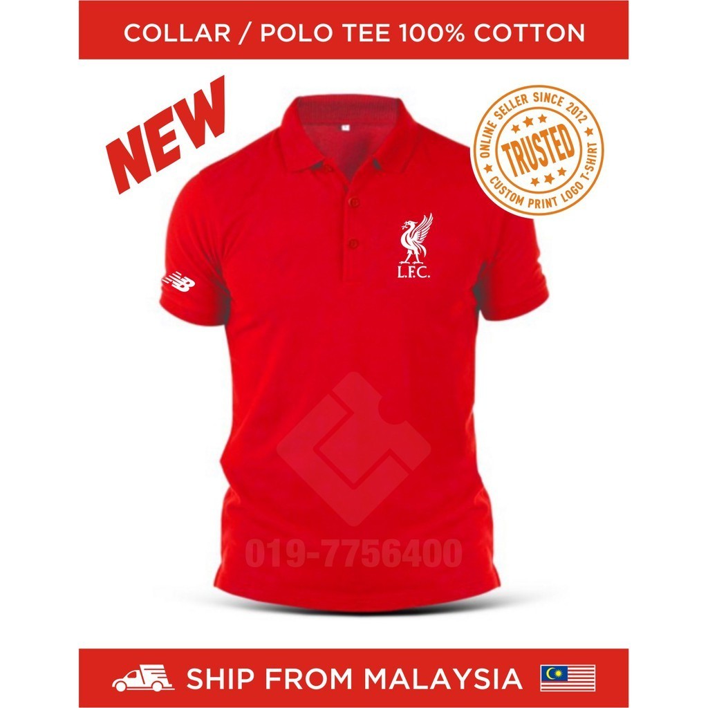 เสื้อยืด POLO LIVERPOOL BAJU LFC YNWA