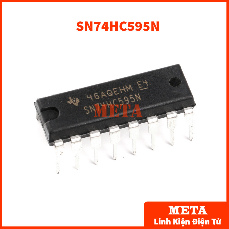 SN74HC595N Dip 16 Pin - SN74HC595 74HC595 HC595 74595