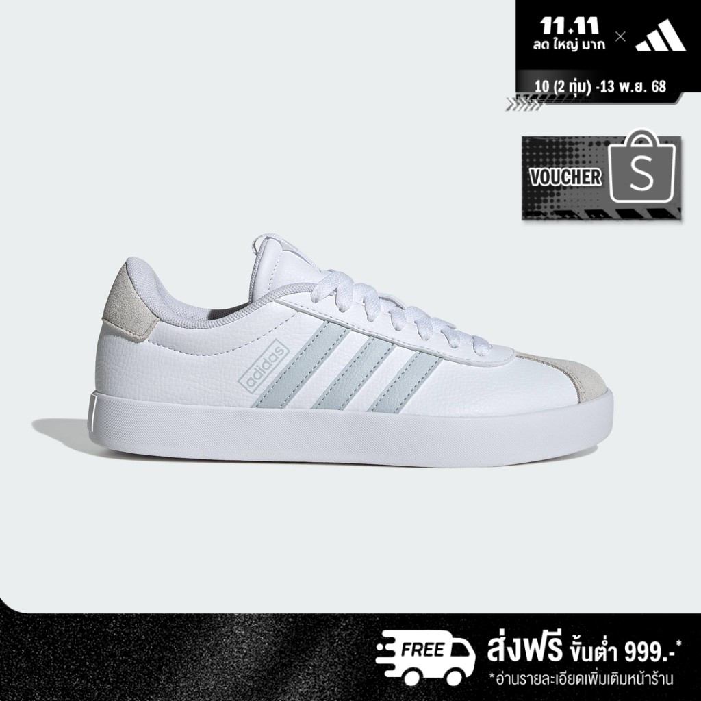 adidas สเกตบอร์ด & ไลฟ์สไตล์ รองเท้า VL Court 3.0 ผู้หญิง สีขาว IF4475
