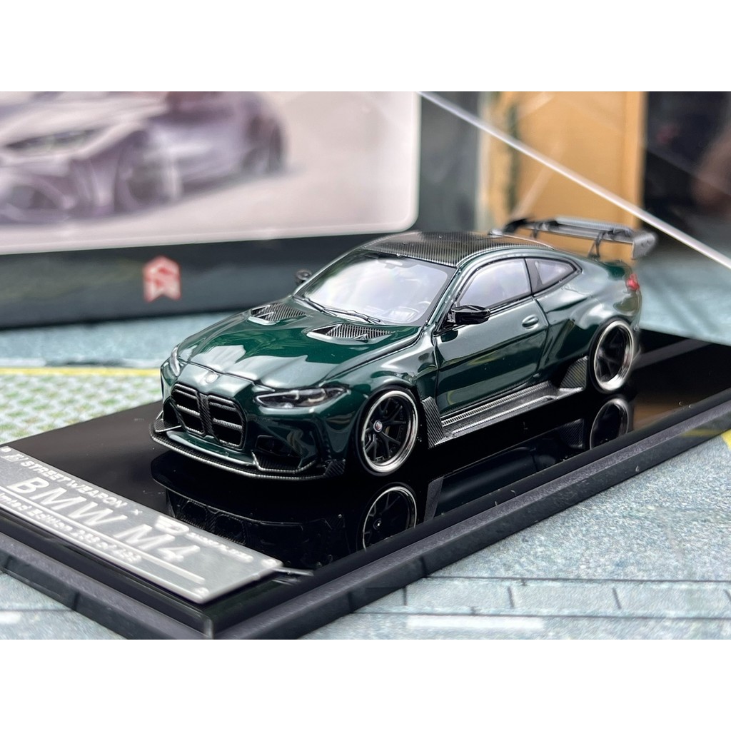 พร้อมส่ง SW 1: 64 BMW BMW G82 M4 ADRO BODY KIT โมเดลรถโลหะผสมกว้าง