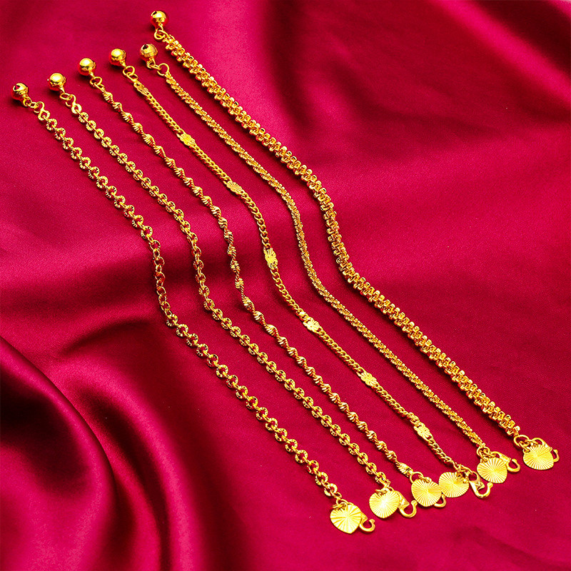 สร้อยข้อมือชุบทอง 24K สไตล์หลากหลาย สำหรับสวมใส่ทุกวัน และเหมาะกับเสื้อผ้าทุกชุด