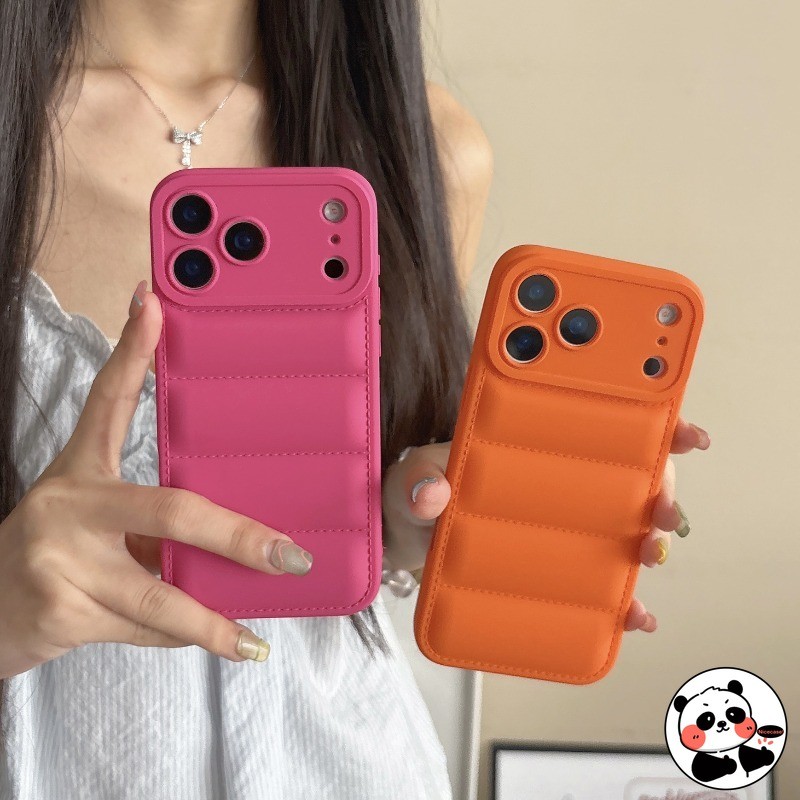 ลงแจ็คเก็ตปลอกสําหรับRealme C75 C75X C73 C67 C65 C65S C63 C61 C55 C53 C51 C51S 5G 4Gน่ารักหรูหราฤดูหนาวสีลูกกวาดกันกระแทกกรณีโทรศัพท์นุ่ม - รูปที่ 5