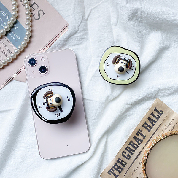 giptok แม่เหล็ก ที่วางถุงลมนิรภัยโทรศัพท์มือถือสไตล์เกาหลีแบบติดสติกเกอร์ติดหลังเดสก์ท็อปแบบเรียบง่า