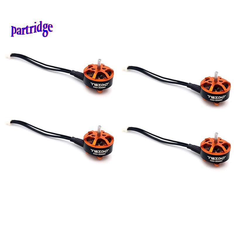 4X 1103 8500KV มอเตอร์ไร้แปรง 1.5 มม.เพลาสําหรับ 65 มม.ใบพัด Tinywhoop Pavo20 Bassline Mini Drones