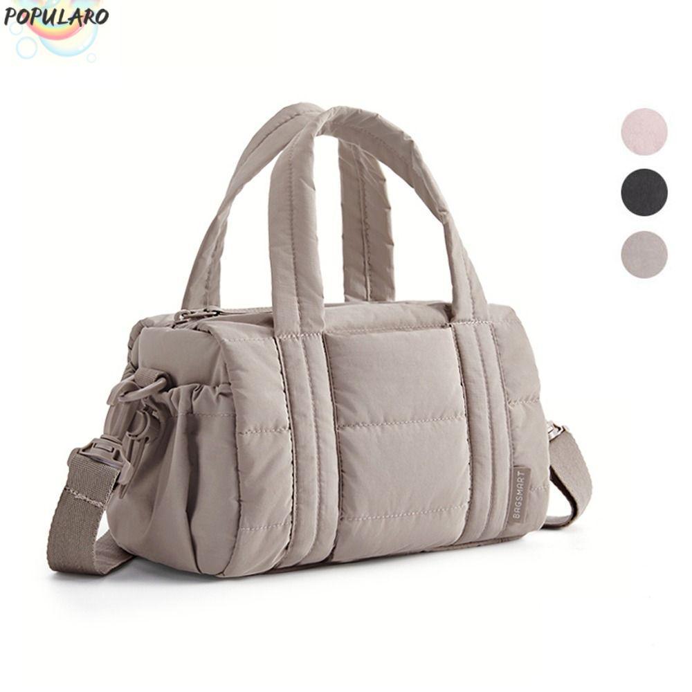 POPULARO กระเป๋าฟิตเนสน้ำหนักเบาทึกระบายความชื้นได้ ออกแบบมาสำหรับการเดินทางและการออกกำลังกายประจำวัน