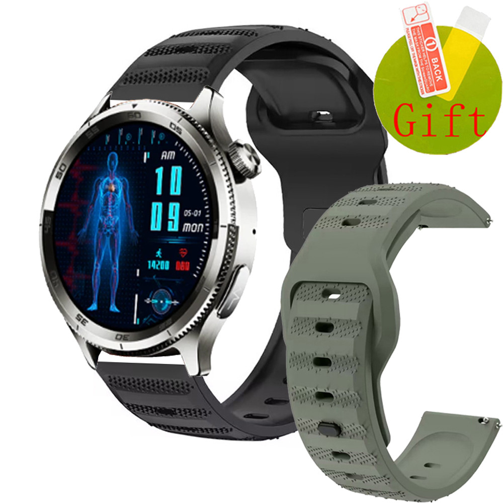 Aolon ECG PULSE สายรัดข้อมือซิลิโคนสําหรับ Aolon ECG PULSE สายคล้อง Smartwatch สายคล้องคออุปกรณ์เสริ