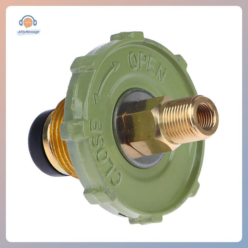 AFl LPG Tank Converter Head ทนทานเตาแก๊ส Connector ปฏิบัติสังกะสีอัลลอยด์ LPG ถังอะแดปเตอร์อุปกรณ์ T