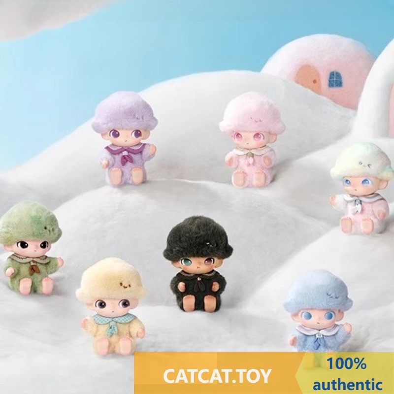 POPMART DIMOO ชุดไดอารี่ใหม่ จี้ตุ๊กตาไวนิล ของขวัญกล่องลึกลับ