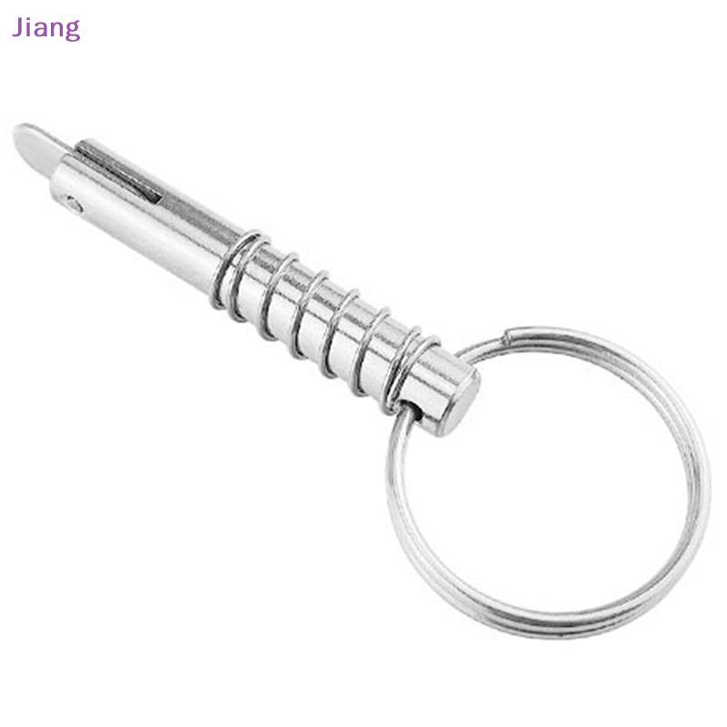 [Jiang] 8 มม.BSET MATEL Marine Grade 316 สแตนเลส Quick Release Pin สําหรับเรือ Bimini บานพับดาดฟ้า M