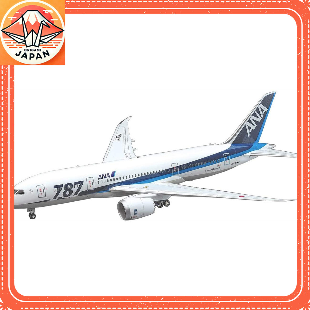 แบบจำลองเครื่องบิน Boeing 787-8 ANA ขนาด 1/200 พร้อมประกอบ เรียบหรู เลียนแบบสมจริง จากญี่ปุ่น ส่งตรง