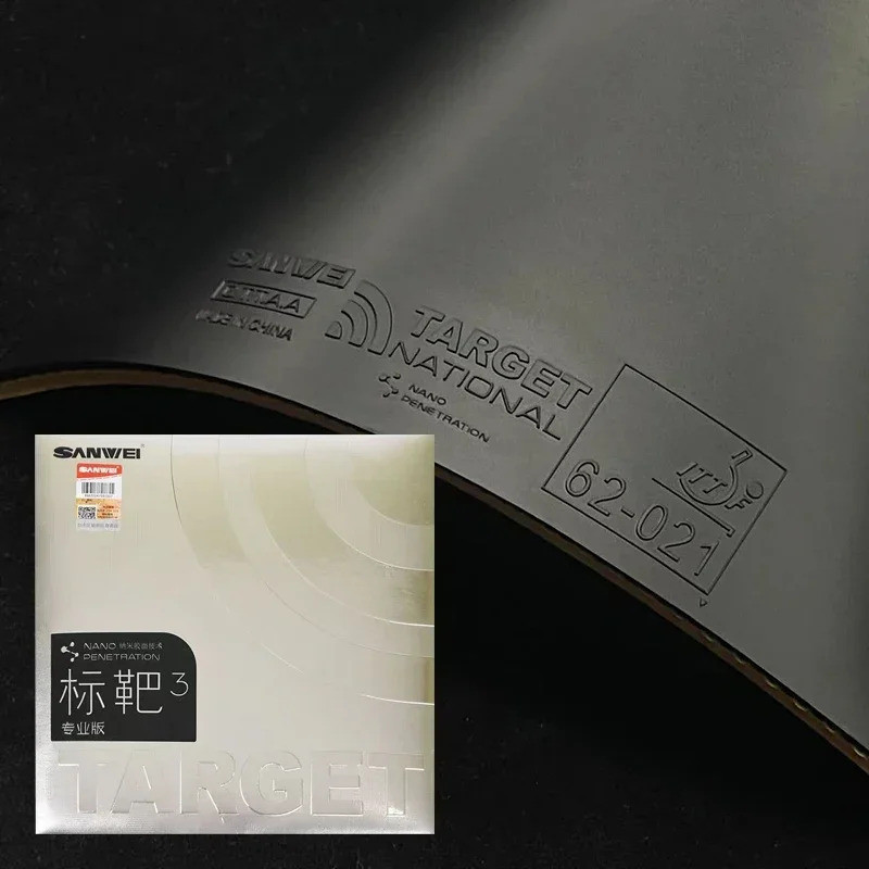 ยางปิงปอง Sanwei Target 3 Pro พร้อมฟองน้ำยืดหยุ่น และเทคโนโลยีการผลิตที่ทันสมัย