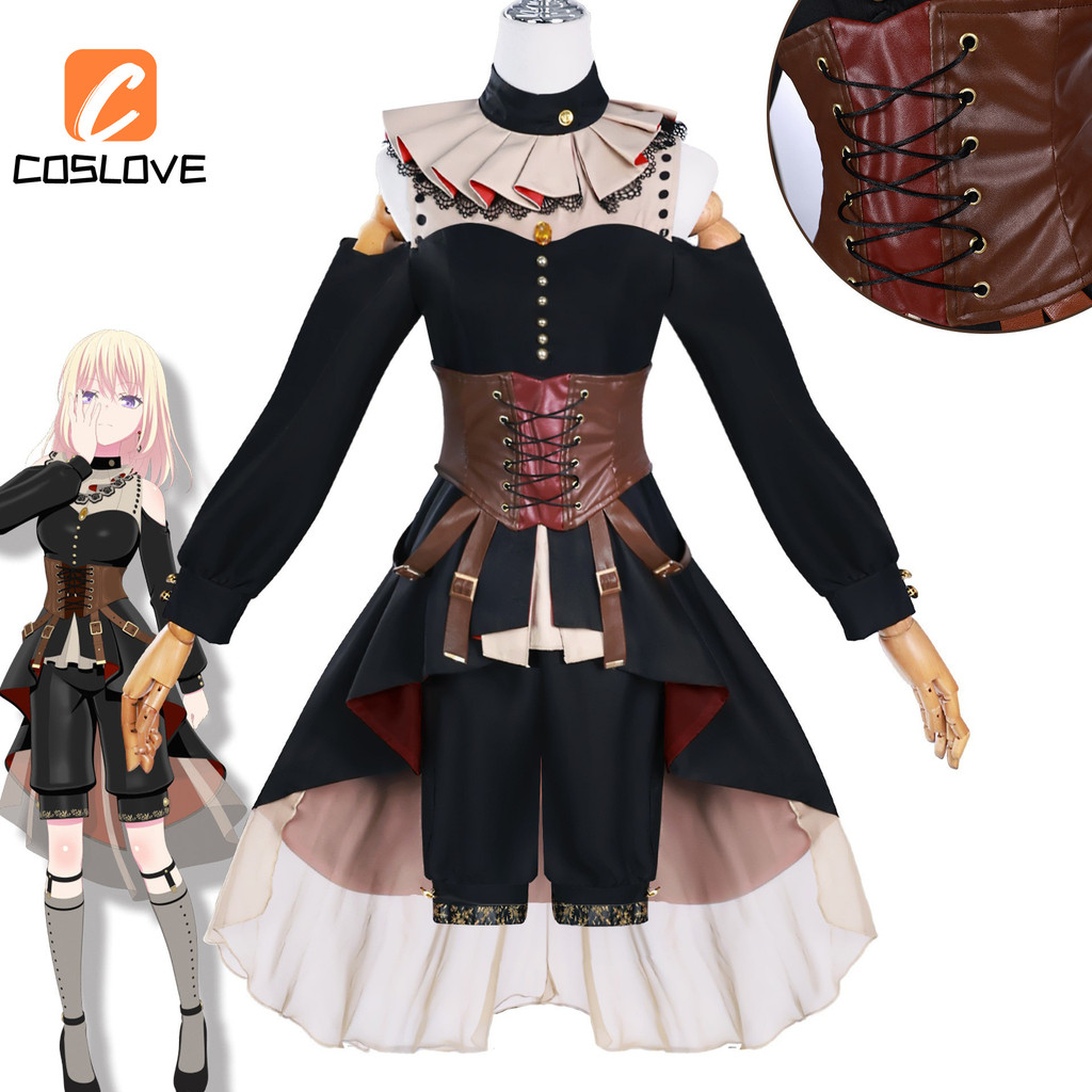 ชุดคอสเพลย์ BanGdream Ave Mujica Misumi Uika Stage สำหรับหญิง พร้อมสวมใส่เป็นคอสเพลย์