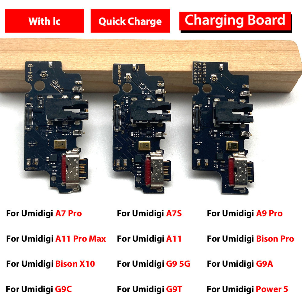 สําหรับ Umidigi A7 Pro A7S A9 Pro A11 Bison Pro X10 G95G G9A G9C G9T Power5 USB ชาร์จพอร์ต Dock Conn