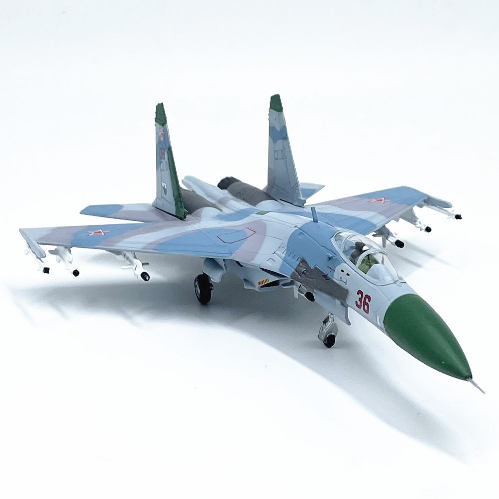 1: 100 รัสเซีย SU-27 SU 27 Fighter Alloy เครื่องบินจําลองกาวฟรีเครื่องประดับผลิตภัณฑ์สําเร็จรูป AMER