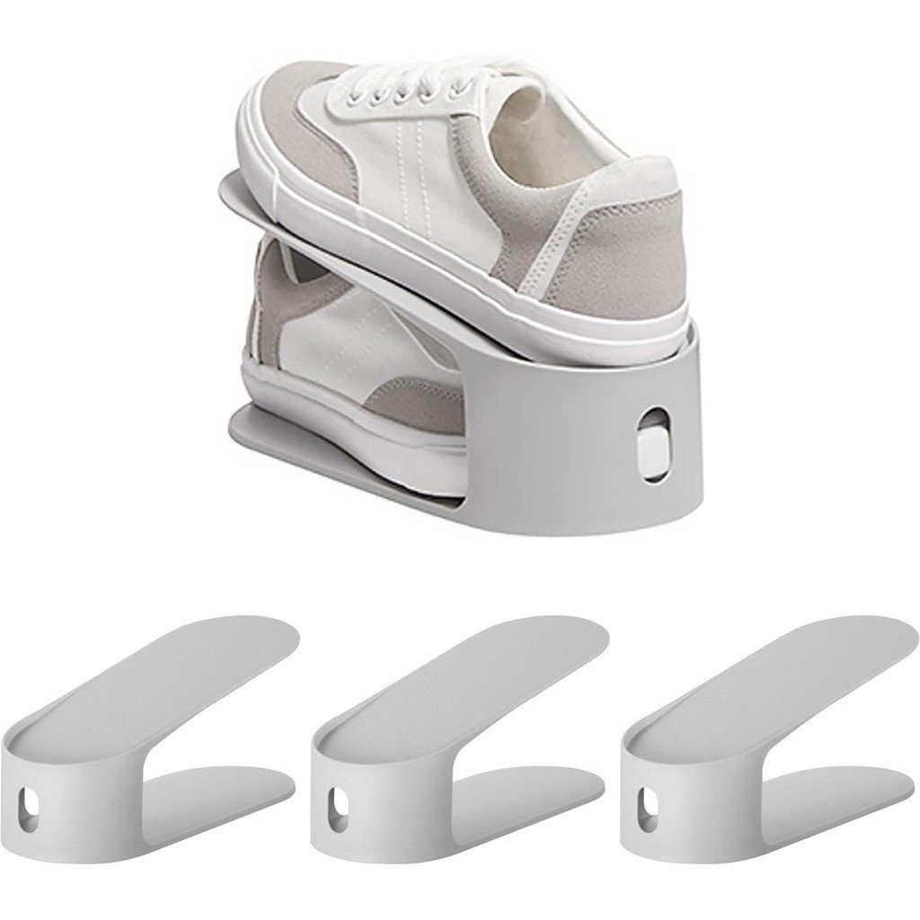 Carrotez Shoe Slots Organizer 3 Pack - [Litem] ชั้นวางรองเท้าประหยัดพื้นที่สําหรับตู้เสื้อผ้า - Easy