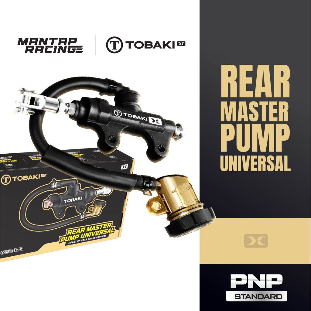 TOBAKI ปั๊มลมด้านหลัง UNIVERSAL FITMENT เหมาะสําหรับการใช้งานทุกวันและประสิทธิภาพ