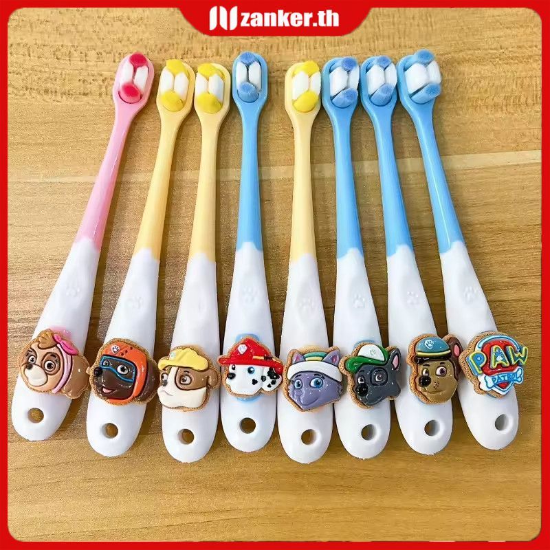 【สินค้าพร้อมส่ง】Paw Patrol แปรงสีฟันเด็ก ขนนุ่ม ลายการ์ตูนอนิเมะ พร้อมปลอกหุ้มแปรงสีฟัน ของขวัญ