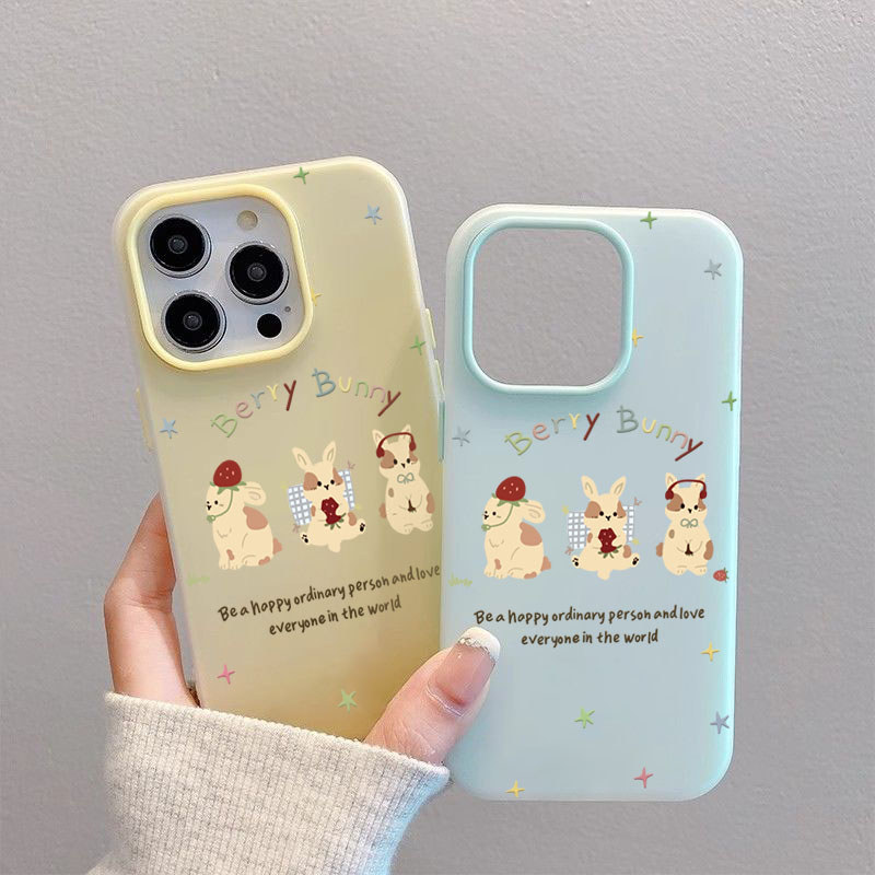 น่ารักสีน้ําตาลจุดสีเหลืองกระต่ายพิมพ์ลูกอมสีสําหรับInfinixสมาร์ท10 9 8 7 5 6ร้อน50i 60i 40i 30เล่นNFCหมายเหตุ30 40 Pro Spark GO 1 2024 Tecno Spark 30C 20Cฝาครอบ