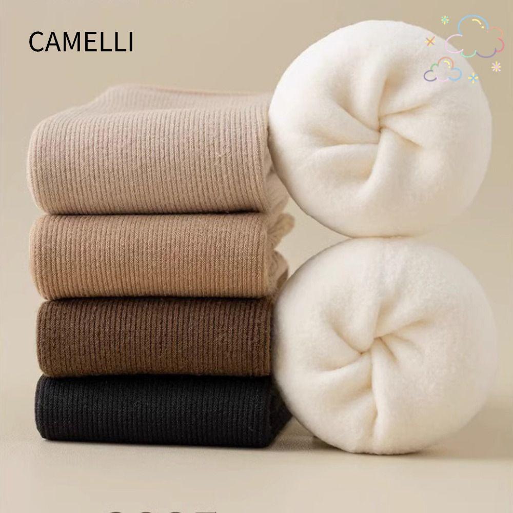 ถุงเท้าไม่มีรอยต่อนุ่มหนา ออกแบบพิเศษเพื่ออุ่นสบายในฤดูหนาว สวมใส่ง่ายสำหรับผู้หญิงและผู้ชาย