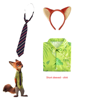 ชุดคอสเพลย์ Nick Wilde จาก Zootopia เครื่องแต่งกายสำหรับงานปาร์ตี้และฮาโลวีน
