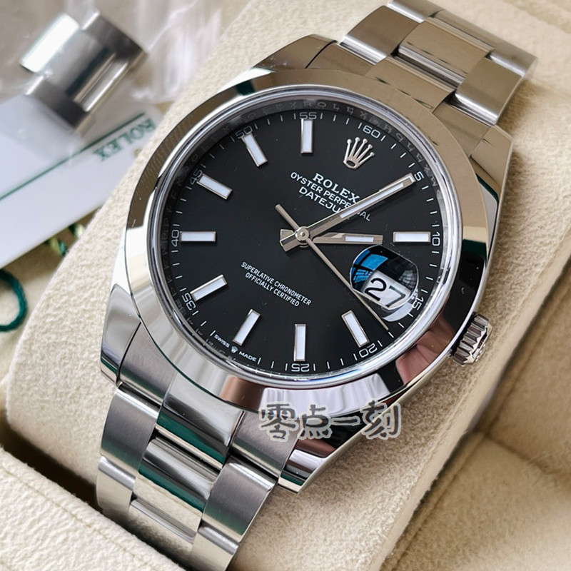 Rolex Rolex Log Type 41MM นาฬิกาผู้ชายกลไกอัตโนมัติ126300