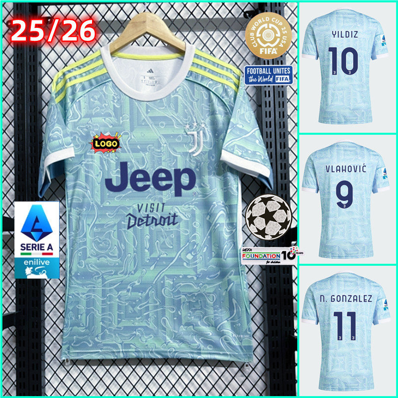 เสื้อฟุตบอลผู้ชาย Juventus away s-4XL