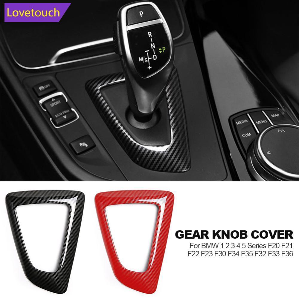 LOVETOUCH รถคาร์บอนไฟเบอร์เกียร์ Shift กรอบสําหรับ BMW 1 2 3 4 5 Series F20 F21 F22 F23 F30 F34 F35 
