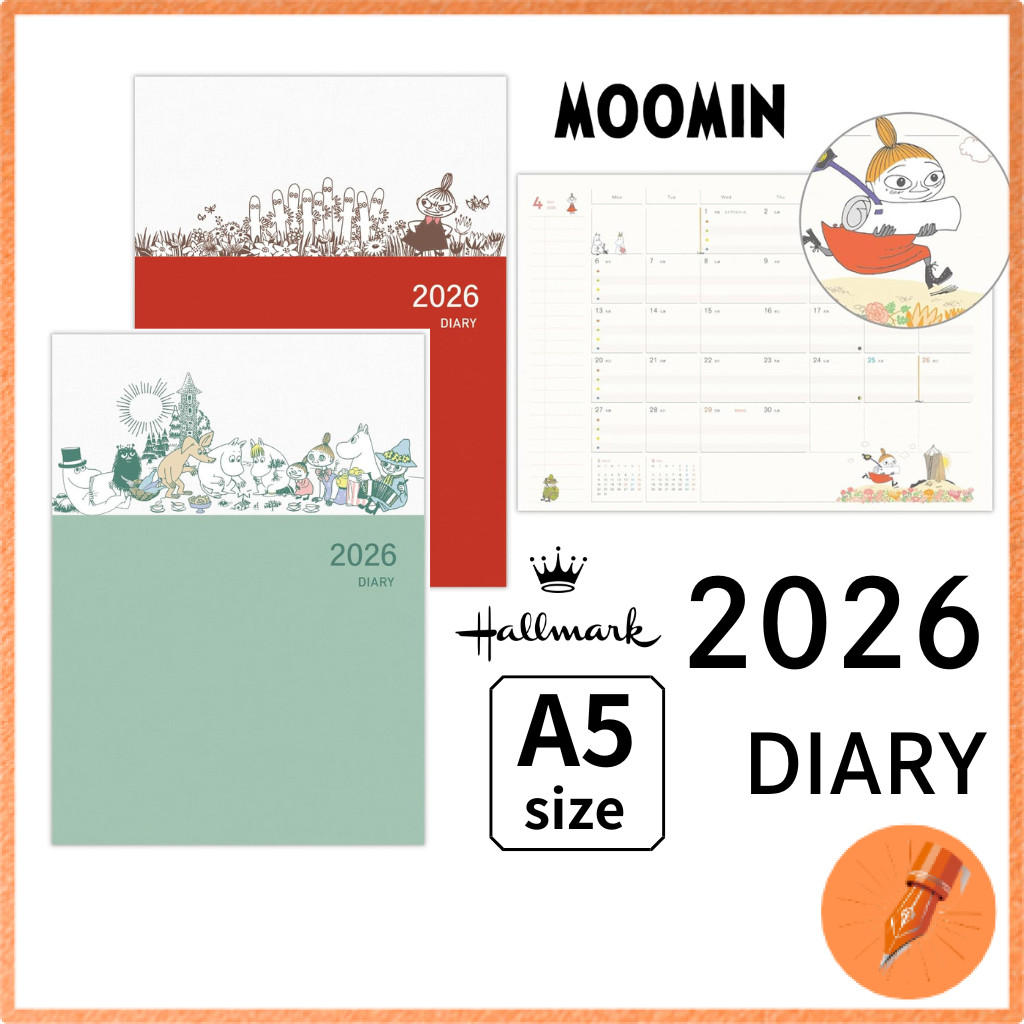 Hallmark Moomin A5 Monthly Family Planner 2026